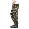 Mens kamouflagebyxor Militära taktiska byxor arbetar overaller utomhussport vandring jaktbyxor bomull hållbara svettbyxor 240126