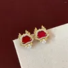 Stud Earrings All-match High Quality Materials Eye-catching Exquisite Craftsmanship Gifts Vintage Chic