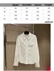 Damesblouses Overhemden Wit katoen Nieuwe Chinese stijl Overhemd in Chinese stijl met witte jacquardstof