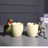 Dinosaur Pen Pencil Container Holder Desktop Storage Box Jar Figurine Ornamenti da scrivania Decorazioni per la casa Accessori decorativi 240129