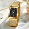 CRRJU Gold Women Luxury Jewel Quartz Watch Waterproof Stainless Steel Strap For Fashion Date Clock 240202