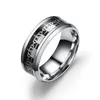 Bandringen Titanium stalen kroon populaire sieraden gepersonaliseerde wijsvingerstaartring