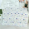 Couvertures Double couche gaze bébé serviette de bain dessin animé né petite couverture printemps été pur coton absorbant pour enfants