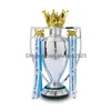 Figurines 1532Cm Football Trophy Soccer Champion Souvenir Europe Award League Model