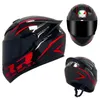 Casque de moto unisexe, Double lentille, Section transversale, casque de sécurité modulaire à rabat, pour l'équitation en plein air, 240122