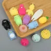 50st Kawaii Squishies Mochi Animal Stress Relief Toy Kids Antistress Ball Squeeze Party Gynrar Dekompressionsleksak för födelsedag 240129