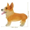 庭の装飾樹脂犬像繊細な装飾用具用の装飾現実的な小さな形状