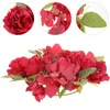 Decorative Flowers Candlestick Garland Rings Wreath For Decor Party Red Peony Artificial Flower Wedding Spring Taper