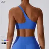 Lu Align Women Sexy Sport Set Outfits Fitness Workout Clothes Diagonal Shoulder Sports Top Leggings Suit Leisure Running Sportwear Lemon LL Jogger Lu-08 2024