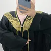 Abbigliamento etnico F386Abaya Dubai Donne musulmane di lusso Maniche a pipistrello Turchia Preghiera Abito modesto Hijab Caftano per donna Ramdan Kimono Robe