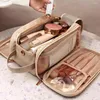 Cosmetic Bags Makeup Case Capacity Double Zipper Bag For Home Travel Organization With Multiple Compartments Organizer