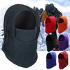 Beretten mode winter thermisch fleece hoed mannen vrouwen hoeden fiets winddichte gezicht balaclava nek warmere wandeljaals