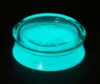 New arrived 6mm20mm body jewelry acrylic double flared ear plug gauge glow in the dark liquid flesh tunnel ear expander 32pcslot4821128