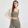 Lu Align Coat Hoody Sweatshirts Summer Women Sport Hoodies Lose Thin Running Cardigan Jackets Antiuv långärmad skjortor Gymträn