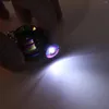 Keychains LED Metal Electric Turbo Keychain With Sound&Light LR041 35MAh Button Cell Battery Powered Electronic Car Pendant