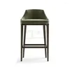 Camp Furniture Italian Style Solid Wood Luxury El Club Leisure Single Chair Minimalist Dining Fabric Bar