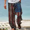 Heren broek heren Amerikaanse vlag patriottisch voor 4 juli hippie harem baggy boho yoga 9 10 met geheugen heren slaapkamer