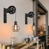 Pendant Lamps Lighting Accessories Pulley Wheel Lamp Iron Wall Hangers Plants Outdoor Decorate Vintage Black For Ceiling