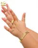 Dubai pulseiras bebê pulseira jóias ouro 24k crianças nascidos meninos africano árabe manguito luxo casamento corrente anéis meninas bangle4806373