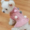 Odzież dla psa Małe swetry sukienka Knit Pet Cat Sweater ciepła bluza szczeniaka Puppy Turtleeck Pullover Knitwear dla średnich psów