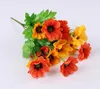 Decorative Flowers Artificial Fake Daisy Outdoor UV Protection Non-fading Plants Indoor And Home Garden Porch Decoration