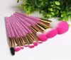 10pcs set Makeup Brush Set Eye Shadow Brow Eyeliner Eyelash Lip Foundation Power Cosmetics Beauty Essentials Make Up Tool Kits305n3033361