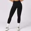 Lut pant wyrównaj wysokie modytyna Kobiety legginsy talia szybkie suche sprzaki fitness całkiem prosta moda na siłownię noszenie cytryny ll jogger lU-08 2024