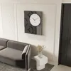 Wandklokken Rustige Persoonlijkheid Creatieve Klok Woonkamer Mode Hangende Kunst Decoratie Licht Luxe Horloge Eenvoudige Sfeer