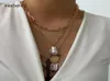 Ingesightz 3PCSlot Multi Layer Imitation Pearl Choker Nelace Collar Barock Square Pearl Pendant Nelaces for Women Jewelry1938223