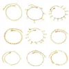 Fußkettchen LUXUSTEEL Edelstahl Fußkettchen Armbänder Für Frauen Quaste Seestern Charme Gold Farbe Link Kette Auf Bein Mode Fuß Schmuck YQ240208