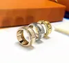 Stone Ring for Man Woman Unisex Fashion Rings Jewelry Gifts Accessories 3 Color With Box2943859