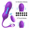 Bullet Vibrator Thrusting G-Spot Simulator Vaginal ball Anal Plug Vibrating Love Egg Masturbator Sex Toys For Women Adults Toys 240130