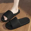 Slippers ASIFN Women's Summer Concise Solid Color Anti Slip Home Bathroom Shower Cool And Comfortable Casual Shoes Couple Man