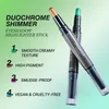 CHARMACY 2 In 1 Duochrome Eyeshadow Pen Profesional Contouring Foundation Highlighter Waterproof Glitter Portable Maquillaje 240123