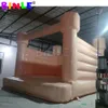 wholesale Peach Inflatable Bounce House White Jumping Castle Wedding Bouncer Jumper Kids Pastel Line colors 001