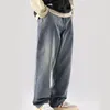 Jeans pour hommes American Vintage Denim Pantalon pour hommes Casual Pantalon lavé Homme Streetwear Baggy Loose Skate Y2K Vêtements