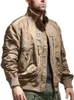 Chaqueta Bomber impermeable para exteriores, abrigos cortavientos militares multibolsillos de la Fuerza Aérea, chaquetas tácticas para hombre, ropa 240124