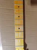 Guitarra elétrica relíquia amarela de alta qualidade, corpo de madeira de salgueiro, cabeça de guitarra de bordo, tratamento de relíquia leve, em estoque, envio rápido