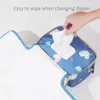 Sunveno 2in1 Portable Diaper Changing Bag Waterproof Changing Pad Diaper Wet Bag High Quality Changing Mat with Shoulder Strap 240129