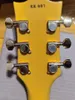 Yellow R andy Rhodes Guitar, frets binding,Abr-1 Bridge, Large electronic, ox bone pillow, Ebony fingerboard