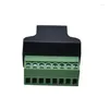 Компьютерные кабели, разъемы S, 1 шт., Ethernet Rj45, гнездовой винтовой разъем, 8-контактный разъем для адаптера цифрового видеорегистратора CCTV, Прямая доставка, компьютер, другое