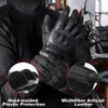 Taktiska militära fulla fingerhandskar Läder Airsoft Army Combat Touch Screen Anti-Scid Hard Knuckle Protective Gear Gloves Men 240127