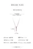 Yuexin S925 Pure Silver Long Geometric Necklace for Women's Korean Edition, Simple and Popular, Personality Set with Zirconium Collar Chain