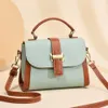 Nieuwe Crossbody Trendy Veelzijdige Schoudertas voor Dames, Gekleurde Kleine Vierkante Tas 2024 78% Korting Winkel groothandel