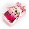 Искусственное мыло Цветок Букет роз Подарочные пакеты День Святого Валентина День рождения Свадьба Домашний декор 18 коробок 240122