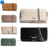 Sacs de soirée Mode Cuir véritable Designer de luxe Zadig Voltaire Sacs à bandoulière Totes Pochette Rock Swing Your Wings Sac Femmes Hommes Gym Cross B