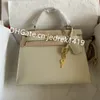 KL femmes sacs à main de luxe sac à bandoulière design 10A qualité supérieure togo et cuir Epsom sac de dîner de fête entièrement fabriqué à la main couture voyage dame shopping sac fourre-tout