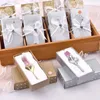 Decorative Flowers Valentine'S Day Gifts Crystal Artificial Rose Flower Metal Rod With Packaging Box For Wedding Favors Lovers Gift Souvenir