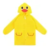 Jacken 1 stücke Kinder Wasserdichte Regenmantel Polyester Kleidung Baby Jungen Mädchen Cartoon Tier Jacke Regenbekleidung Regenanzug