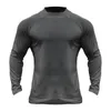 Men's T Shirts Solid Color Outdoor Casual Round Neck Long Sleeve Sports Mens Pack Of Tall Man Fitted For Men
